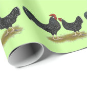 Ancona Chickens Cadeaupapier (Rol Hoek)