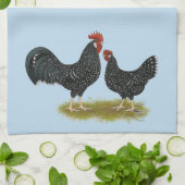 Ancona Chickens Theedoek (Gevouwen)