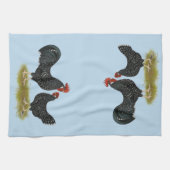 Ancona Chickens Theedoek (Horizontaal)