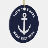 Ancrage nautique ornement de Noël pour marin (Droite)