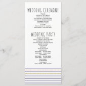 Ancrage or et rayures programme de mariage nautiqu (Dos)