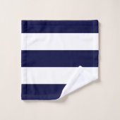 Ancrage or rayures nautiques  (Gant de toilette)