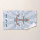 Ancre avec chaîne (Serviette à main)