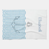 Ancre Away ! Serviette Retro Nautique (Horizontal)
