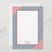 Ancre bébé garçon douche Invitation (Dos)