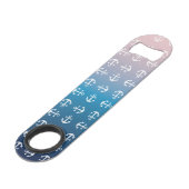 Ancre blanche du rouge | d'aqua de gradient (Devant angulaire)