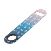 Ancre blanche du rouge | d'aqua de gradient (Dos Angle)