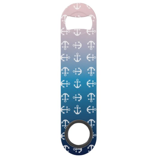 Ancre blanche du rouge | d'aqua de gradient (Devant)