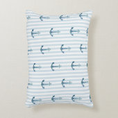 Ancre Bleu Coussin nautique (Devant(Vertical))