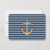 Ancre Bleu de la marine nautique RSVP (Dos)