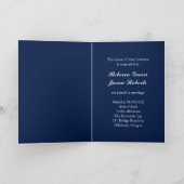 ancre bleu rustique faire-part de mariage nautique (Intérieur)