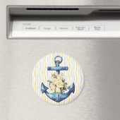 Ancre bleue avec aimant Rose crème (In Situ (Lave-vaisselle))