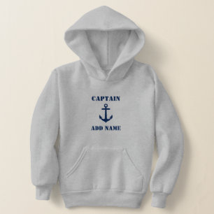 Ancre Bleue de la marine classique et nom/rang