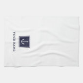 Ancre Bleue Marine Blanche Serviettes de cuisine p (Horizontal)