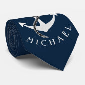 Ancre Capitaine Cravate Couleur personnalisée (Roulé)