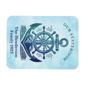 Ancre Croisière bateau - Magnet (Horizontal)