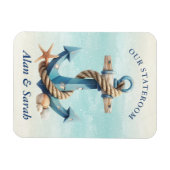 Ancre Croisière bateau - Magnet (Horizontal)