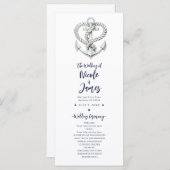 Ancre de cordes cardiaques nautiques Programme de  (Devant / Derrière)