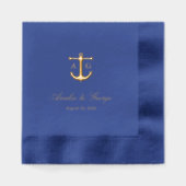 Ancre de mariage nautique monogramme (Recto)
