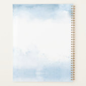 Ancre de marine à l'aquarelle bleue pour mariage p (Dos)