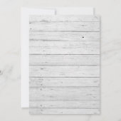 Ancre de plage Destination Wedding Invitation (Dos)