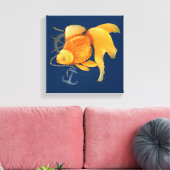 Ancre de poisson d'or Roue toile marine (Insitu(Salon))