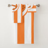 Ancre Design Orange Striped (En situation)