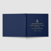 Ancre d'or et corde Marine Blue Nautical Visitor L (Complet)