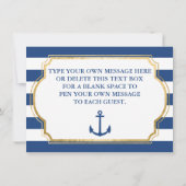 Ancré En Love II Merci Photo Nautique (Dos)