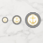 Ancre et bandes | Thème nautique | Table Confetti (Devant)