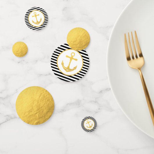 Ancre et bandes | Thème nautique | Table Confetti (Groupe)