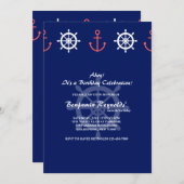 Ancre et Helm Invitation (Devant / Derrière)