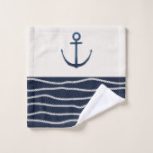 Ancre et Motif (Gant de toilette)