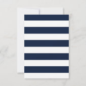 Ancre florale | Carte RSVP de demande de chanson d (Dos)