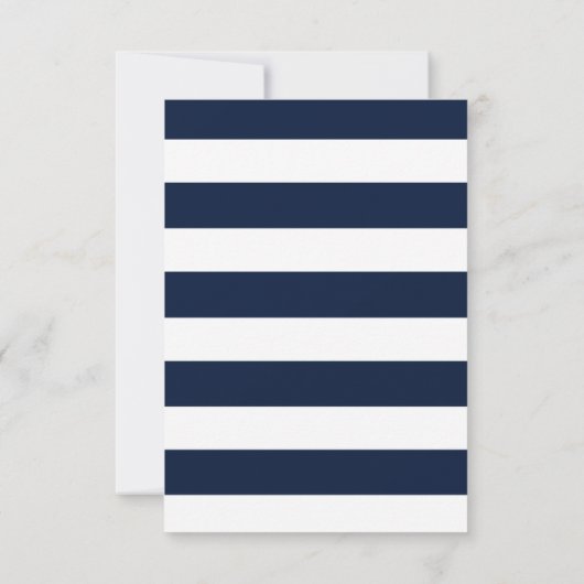 Ancre florale | Carte RSVP de demande de chanson d (Dos)