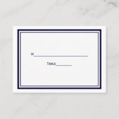 Ancre marine Bleu encadré 2 cartes d'escorte #2 (Dos)