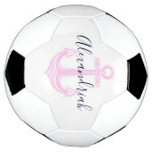 Ancre marine marine moderne personnalisée rose (Tourné)