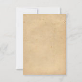 Ancre marine vintage - Faire-part de mariage 3x5 (Dos)