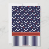 Ancre Nautical Baby Shower Invitations (Dos)