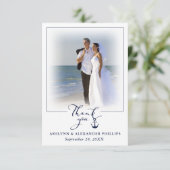 Ancre nautique 2 Mariage photo Merci de script (Debout devant)