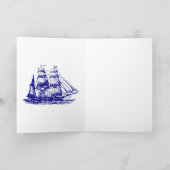 Ancre nautique avec double monogramme (Intérieur)