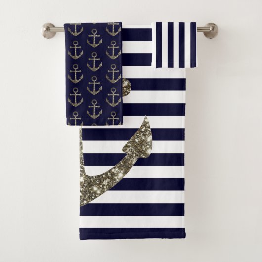 Ancre nautique Blue White Sailing (En situation)