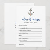 Ancre nautique - Carte Conseils & Voisins (Devant / Derrière)