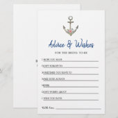 Ancre nautique - Carte Conseils & Voisins (Devant / Derrière)