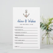 Ancre nautique - Carte Conseils & Voisins (Debout devant)