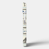 Ancre nautique Coque ipad Monogramme nautique (Verso / Gauche)