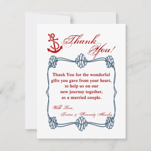 Ancre nautique de noeud de marine PLATE du carte (Devant)