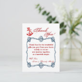 Ancre nautique de noeud de marine PLATE du carte (Debout devant)