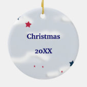 Ancre nautique Design joli ornement (Dos)