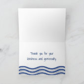 Ancre Nautique En Merci Aquarelle (Intérieur)